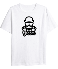 Tricou Alb Personalizat pentru Mire 2024156