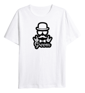 Tricou Alb Personalizat pentru Mire 2024156