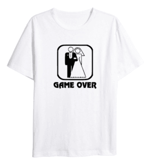 Tricou Alb Personalizat pentru Mire 2024159