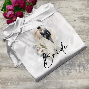 Halat Mireasa Personalizat Alb Universal 202449