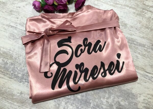 Halat din Satin Premium - Sora Miresei 202441