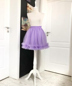 Fusta din tulle cu bordura din tulle 2024277