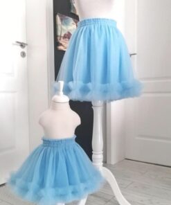 Set fuste din tulle si bordura tulle pentru mama si fiica 2024276