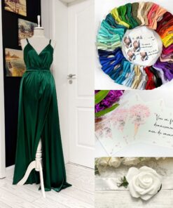 Pachet Special: Rochie Domnișoară de Onoare, Papion, Brățară, Invitații 05