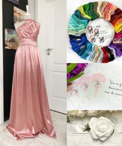 Pachet Special: Rochie Domnișoară de Onoare, Papion, Brățară, Invitații 06