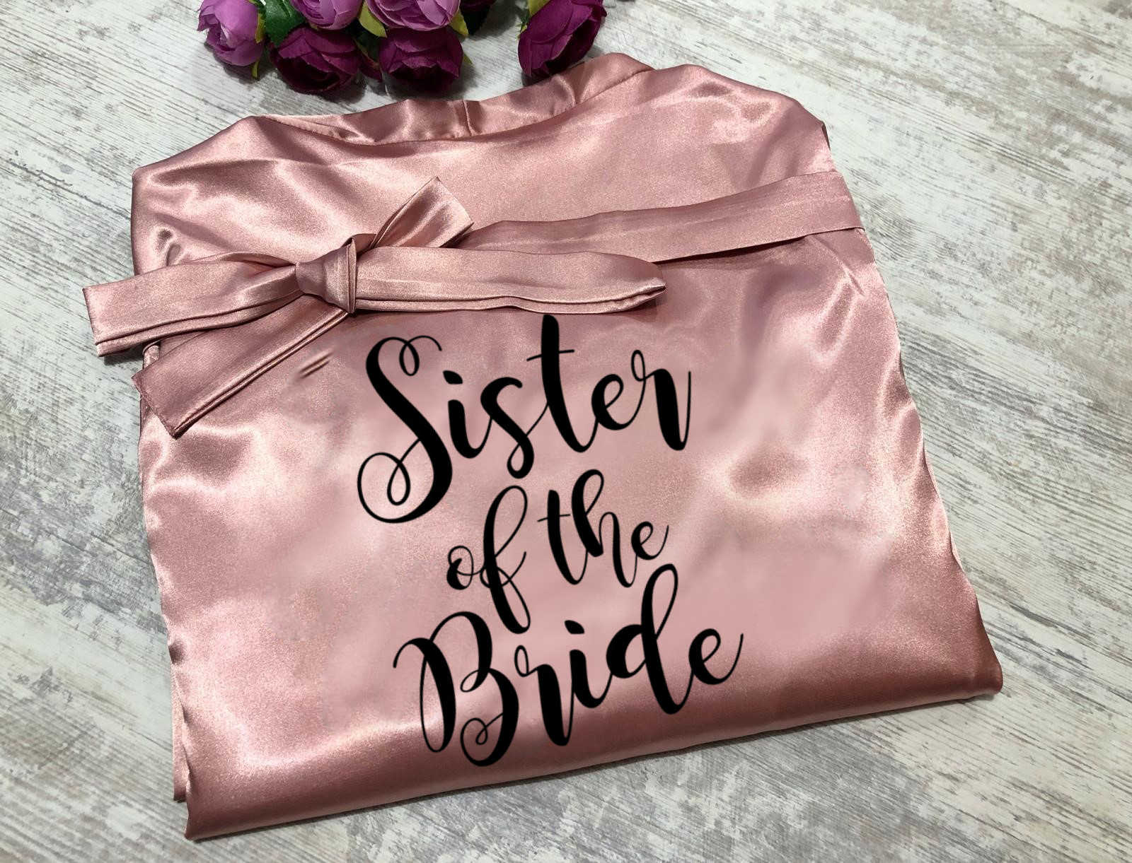 Halat din Satin Premium - Sora Miresei 202517