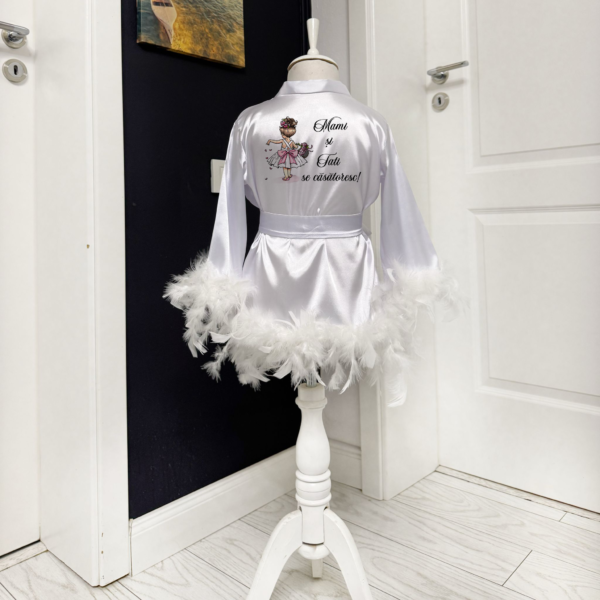 Halat fetita mirilor personalizat cu pene 202466pmt