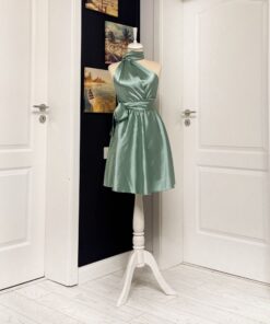 Rochie versatila scurta din satin 202558
