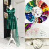 rochie domnisoara de onoare cu perle