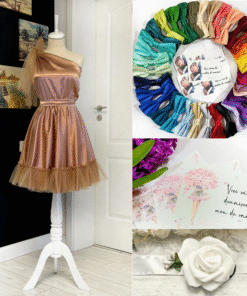 rochie domnisoara de onoare cu tulle