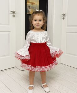 set fusta si bluza pentru fetite