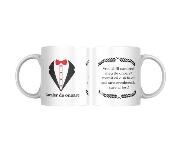 Cană pentru cavalerul de onoare