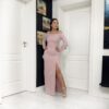 Rochie eleganta lunga cu umeri goi Maria