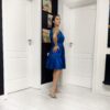 Rochie scurta din Satin si Bordura de Satin 202614