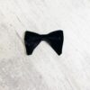 Papion butterfly pentru mire de negru catifea M1