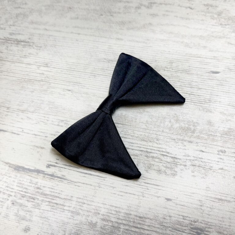 Papion butterfly pentru mire de negru catifea M1