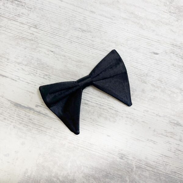 Papion butterfly pentru mire de negru catifea M1