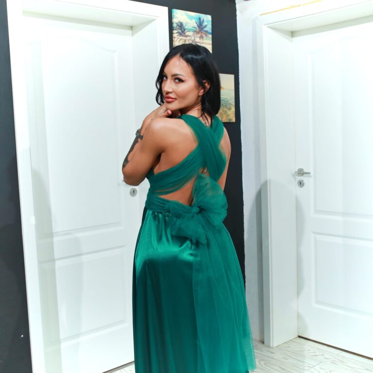 rochie versatula bretele tulle