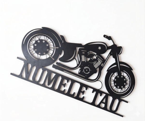 tablou motocicleta fier