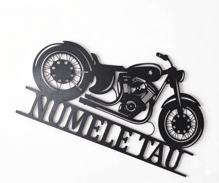 tablou motocicleta fier