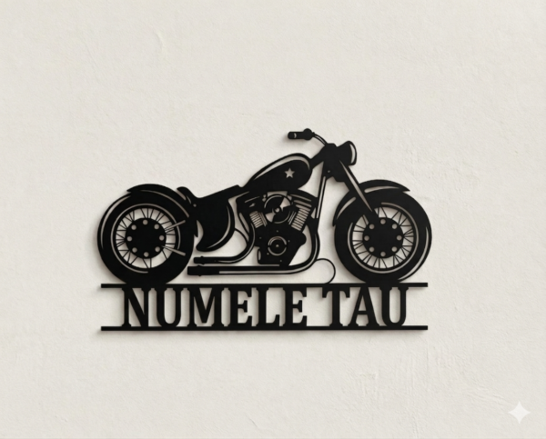 tablou motocicleta fier