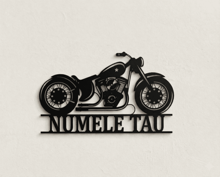 tablou motocicleta fier